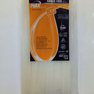 بست کمربندی 20 سانتی ضخامت 3.6 سفید (MAX)