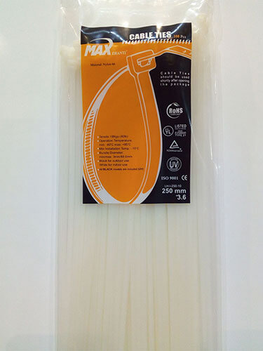 بست کمربندی 25 سانتی ضخامت 3.6 سفید (MAX) بست کمربندی 25 سانتی ضخامت 3.6 سفید (MAX)