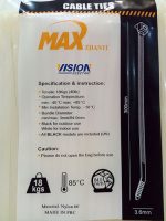 بست کمربندی 30 سانتی ضخامت 3.6 سفید (MAX) - Image 2