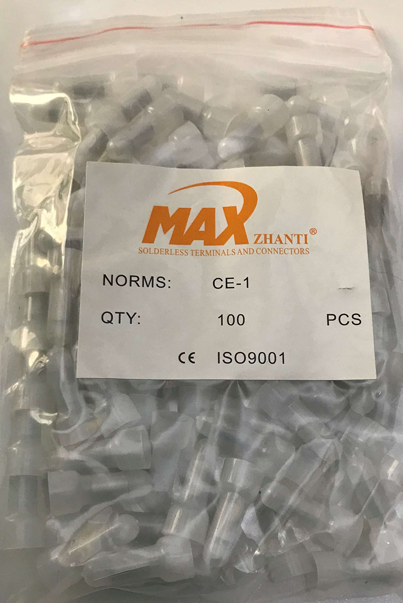 کانکتور پرسی مدل CE1 بسته 100 عددی کانکتور پرسی مدل CE1 بسته 100 عددی