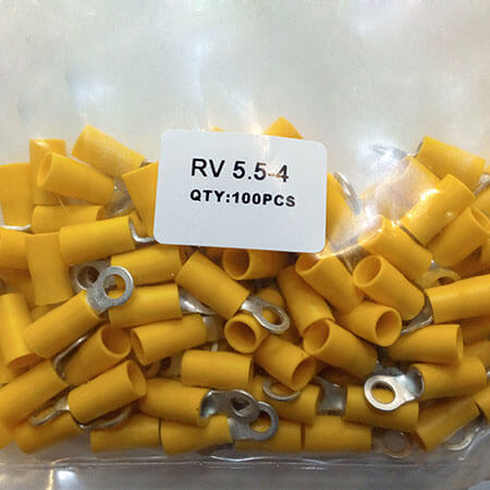 سرسیم حلقوی ورودی سیم حداکثر 6 سوراخ 4 (Rv5.5-4) سرسیم حلقوی ورودی سیم حداکثر 6 سوراخ 4 (Rv5.5-4)