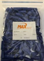 کانکتور پیچی سایز SP2 رنگ آبی بسته 100 عددی