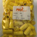 کانکتور پیچی سایز SP4 رنگ زرد بسته 100 عددی