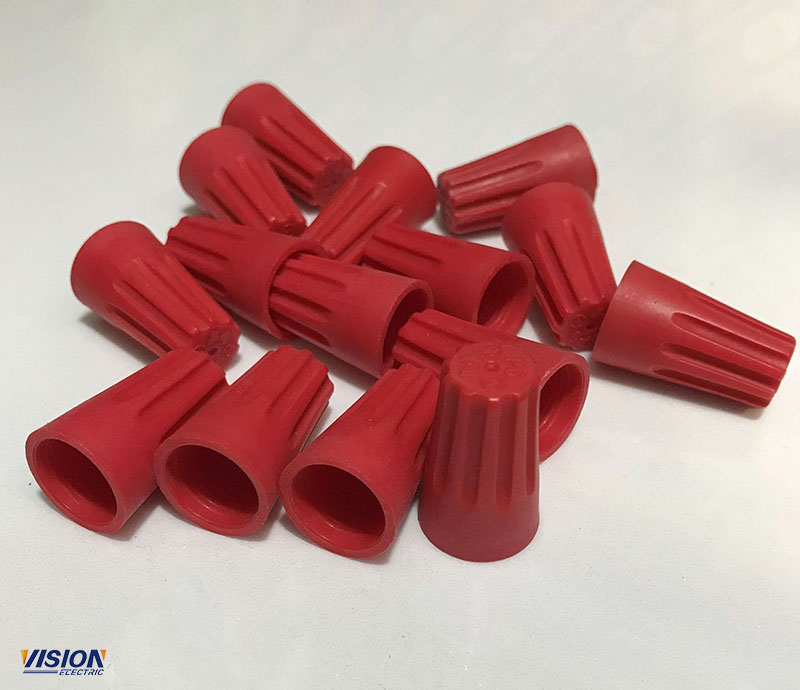 کانکتور پیچی سایز SP6 رنگ قرمز بسته 100 عددی کانکتور پیچی سایز SP6 رنگ قرمز بسته 100 عددی