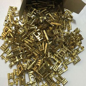 سرسیم برنجی کولری پرچمی سایز 6.3 بسته 250 عددی