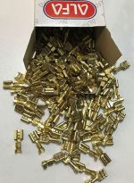 سرسیم برنجی کولری مادگی سایز 6.3 بسته 300 عددی