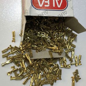 سرسیم برنجی مادگی تلفنی سایز 2.8 بسته 1000 عددی