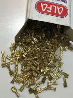 سرسیم برنجی مادگی متوسط سایز 4.8 بسته 500 عددی