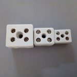 ترمینال سرامیکی دو خانه 6 آمپر زمرد