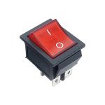 کلید راکر دو حالته پهن چراغدار مدل KCD4-102N 16A - Image 2