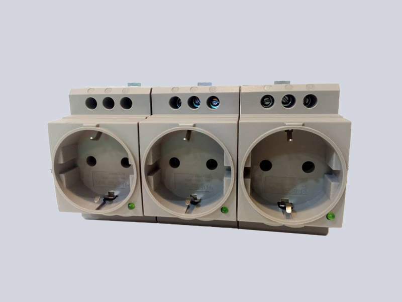 پریز ریلی رعد چراغدار مدل DSO/LD پریز ریلی رعد چراغدار مدل DSO/LD