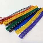 شماره سیم فشاری 0 تا 9 برای سیم 1/5 تا 2/5 مدل KM2 (بسته 2000 عددی)