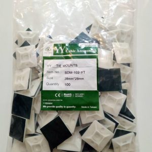 پایه بست کمربندی چسبی Y.Y سایز 28*28