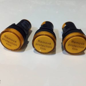 چراغ سیگنال زرد 220 ولت قطر 22 میلیمتر