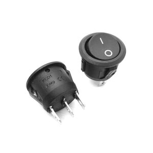 کلید راکر گرد دو حالته سه پین مدل KCD1-601