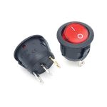 کلید راکر گرد چراغدار دو حالته مدل KCD1-601N