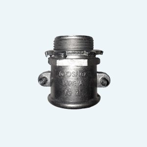 گلند فلزی لوله فلکسیبل دو پیچ سایز PG21