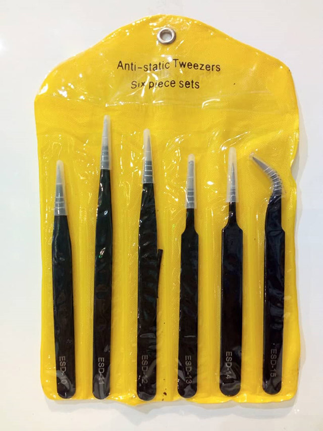 ست پنس الکترونیکی شش تایی ESD-6PCS ست پنس الکترونیکی شش تایی ESD-6PCS