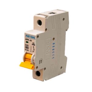 کلید مینیاتوری تک پل 25 آمپر پارس فانال (6KA)