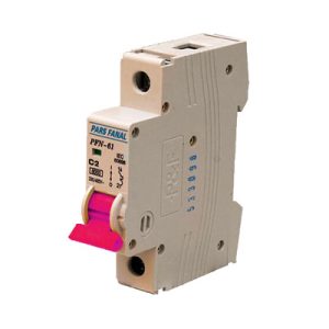 کلید مینیاتوری تک پل 2 آمپر پارس فانال (6KA)