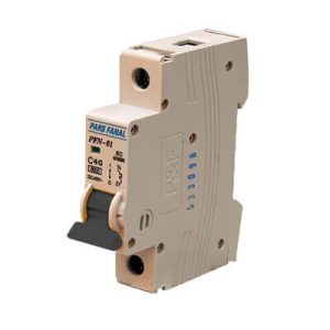 کلید مینیاتوری تک پل 40 آمپر پارس فانال (6KA)