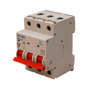 کلید مینیاتوری سه پل 10 آمپر پارس فانال (6KA)