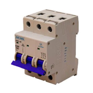 کلید مینیاتوری سه پل 20 آمپر پارس فانال (6KA)