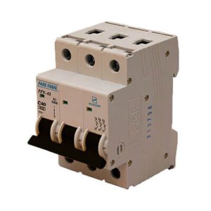 کلید مینیاتوری سه پل 40 آمپر پارس فانال (6KA)