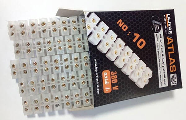 فروشگاه الکتروویژن، نمایندگی و مرکز خرید ترمینال برق شاخه ای اطلس با قیمت فروش عمده