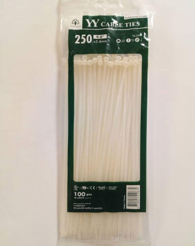 بست کمربندی 25 سانت ضخامت 3.6 سفید (Y.Y) بست کمربندی 25 سانت ضخامت 3.6 سفید (Y.Y)