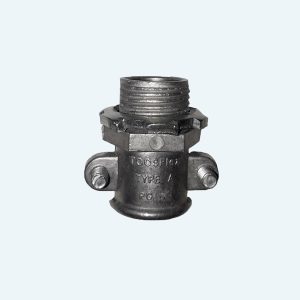 گلند فلزی لوله فلکسیبل دو پیچ سایز PG9