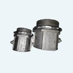 گلند فلزی لوله فلکسیبل دو پیچ سایز PG42