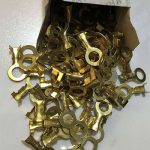 سرسیم برنجی گرد 8 بسته 150 عددی کد 1406