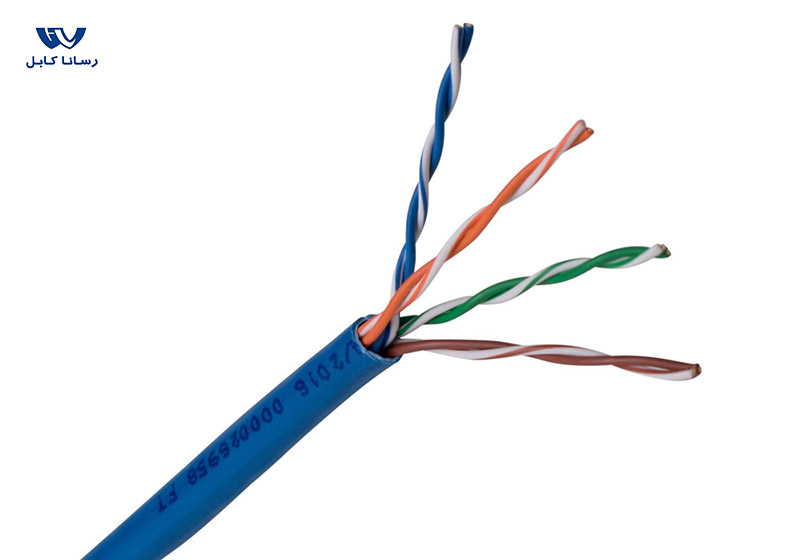 کابل شبکه Cat6 UTP روکش PVC رسانا کابل کابل شبکه Cat6 UTP روکش PVC رسانا کابل
