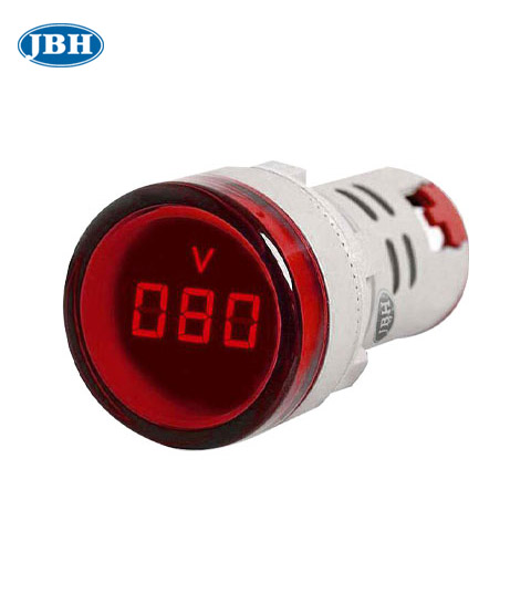 چراغ سیگنال ولت متر گرد AC قطر 22 میلیمتر JBH چراغ سیگنال ولت متر گرد AC قطر 22 میلیمتر JBH