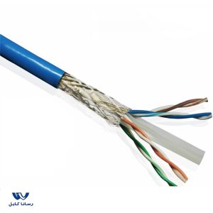کابل شبکه Cat6 SF/UTP روکش PVC رسانا کابل