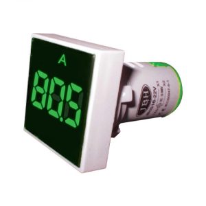 چراغ سیگنال آمپرمتر مربع AC قطر 22 میلیمتر JBH