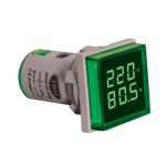 چراغ سیگنال ترکیبی ولت آمپر مربع AC قطر 22 میلیمتر JBH