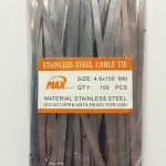 بست کمربندی استیل سایز 4.6*150