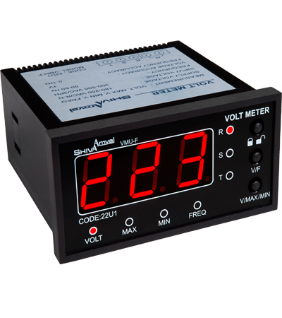 ولت متر 96*48 شیوا امواج ولت متر 96*48 شیوا امواج