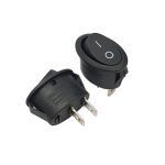 کلید راکر بیضی دو حالته دو پین مدل KCD7-101