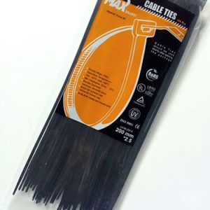 بست کمربندی 20 سانتی ضخامت 2.5 مشکی (MAX)