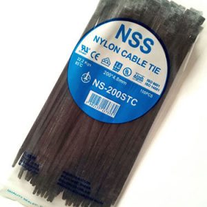 بست کمربندی 20 سانتی ضخامت 4.8 مشکی (NSS)