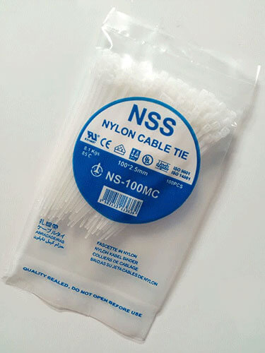 بست کمربندی 10 سانتی ضخامت 2.5 سفید (NSS) بست کمربندی 10 سانتی ضخامت 2.5 سفید (NSS)