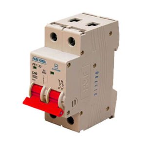 کلید مینیاتوری دو پل 10 آمپر پارس فانال (6KA)