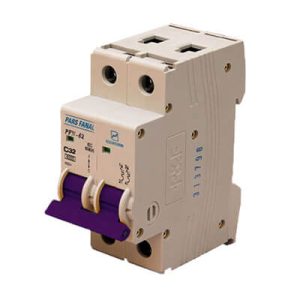 کلید مینیاتوری دو پل 32 آمپر پارس فانال (6KA)