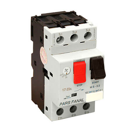 کلید حرارتی 17-23 آمپر پارس فانال کلید حرارتی 17-23 آمپر پارس فانال