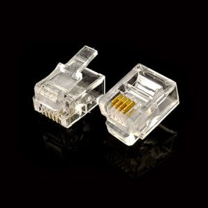 سوکت نری خط تلفن 4 پین مدل 6P4C