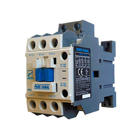 کنتاکتور 22 آمپر DC پارس فانال مدل PFD-22 کنتاکتور 22 آمپر DC پارس فانال مدل PFD-22