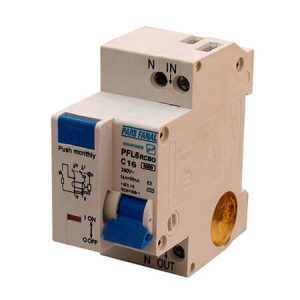 کلید محافظ جان ترکیبی الکترونیکی 2 پل 16 آمپر پارس فانال